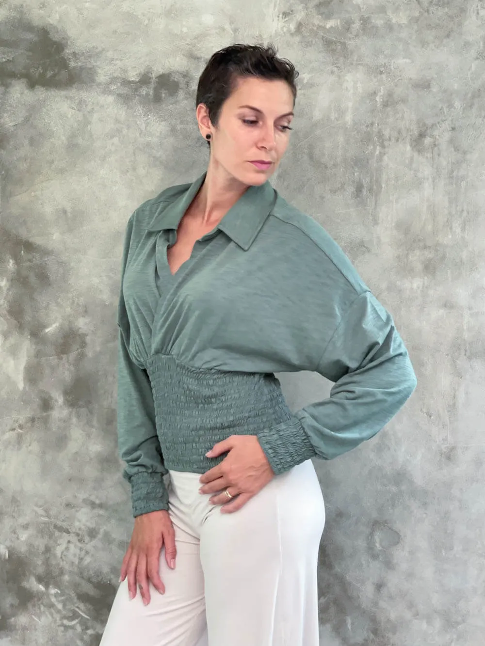 CU V Neck Blouse