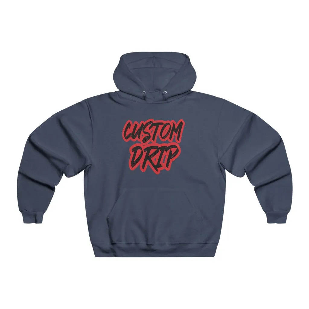 Custom Drips Shadow Men's NUBLEND® Hooded Sweatshirt