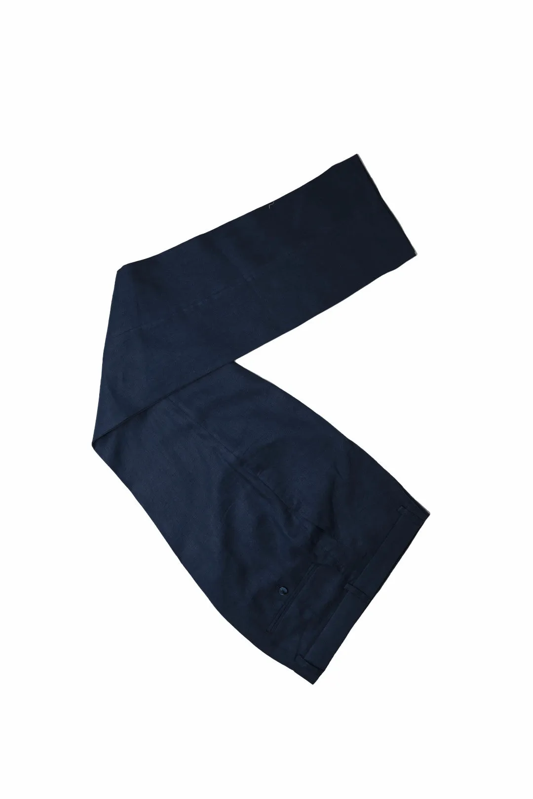 Dark Navy Linen 3 Piece Suit