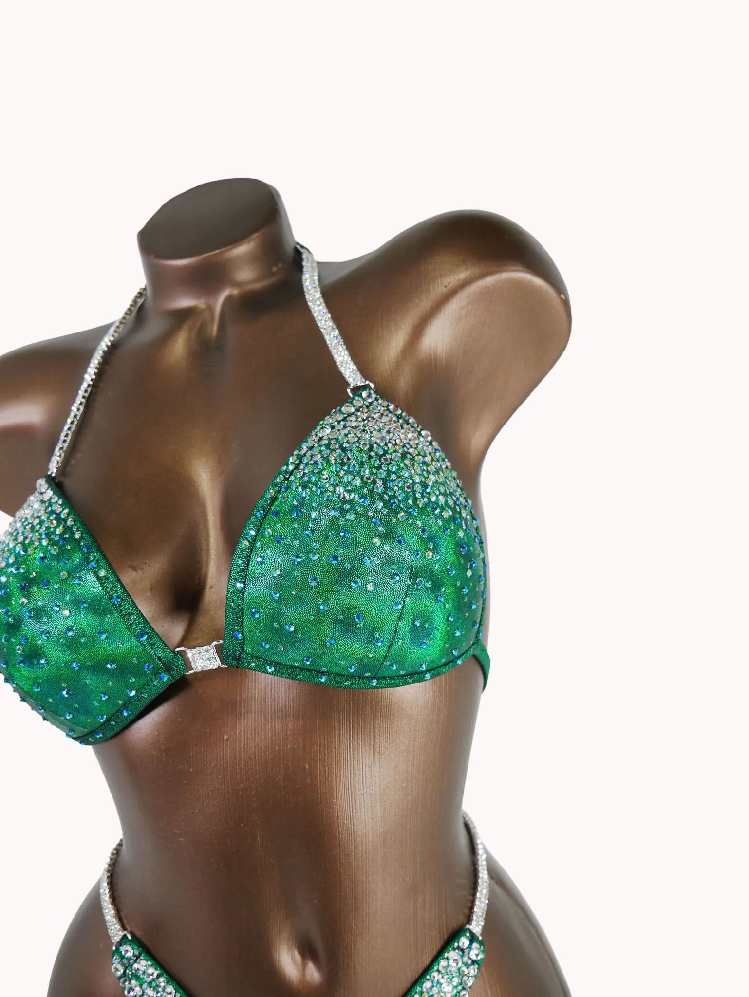 Deep Green Ombre Wellness Suit
