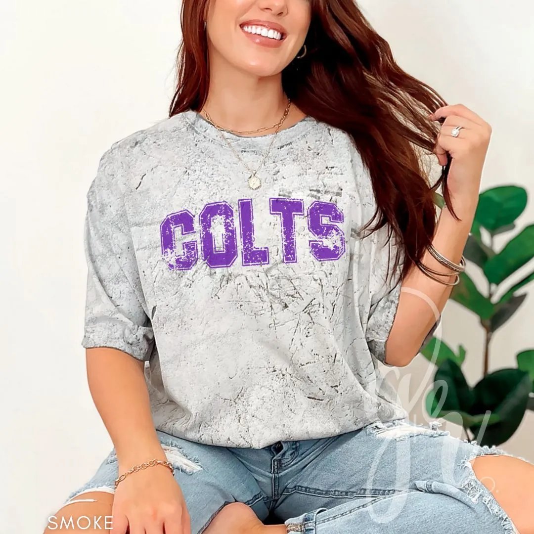 Distressed Varsity Colts (Tees Sweatshirts)