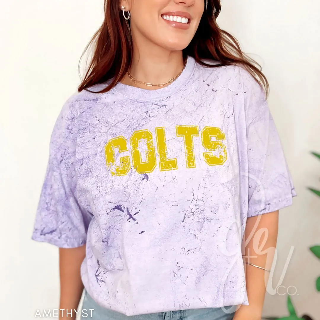 Distressed Varsity Colts (Tees Sweatshirts)