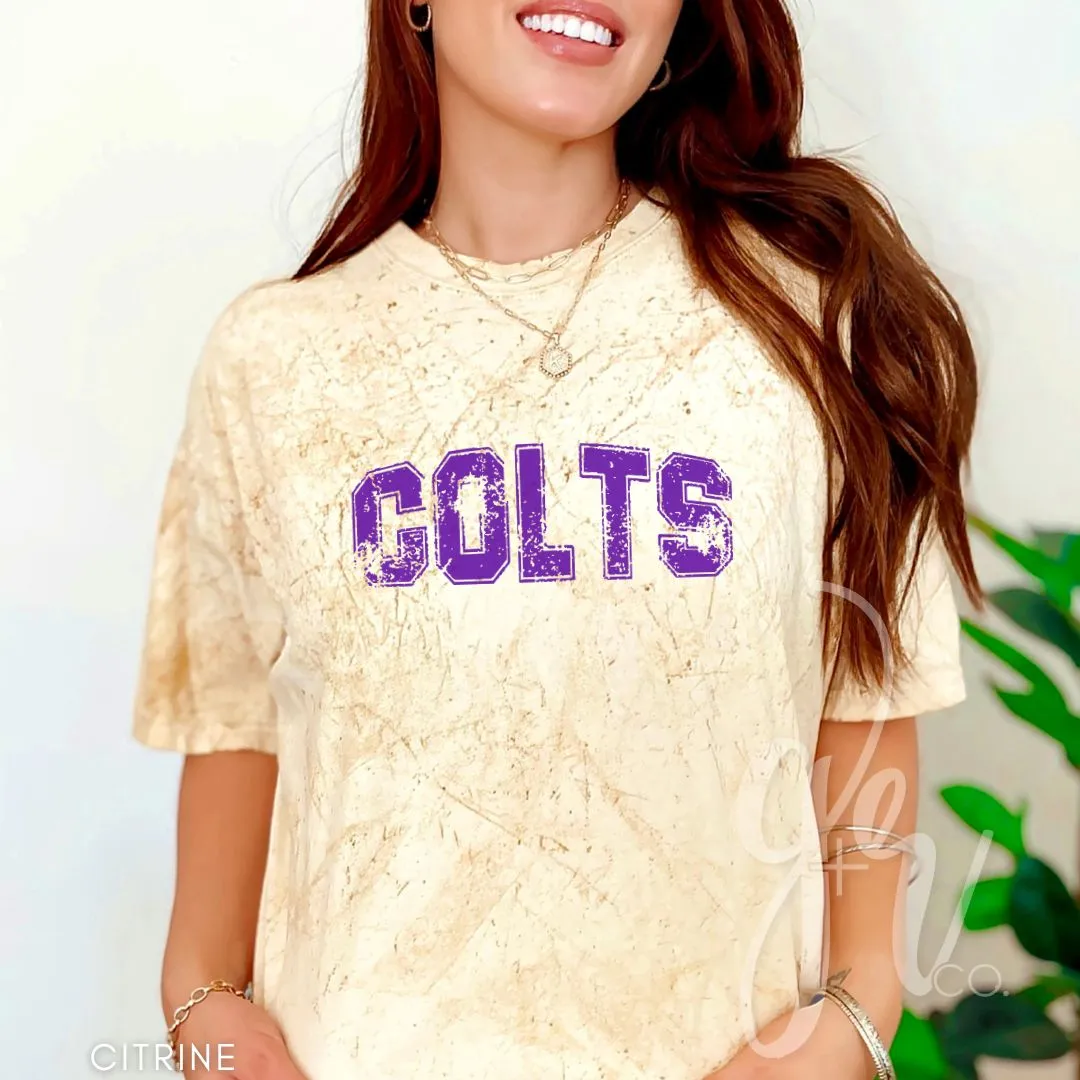 Distressed Varsity Colts (Tees Sweatshirts)