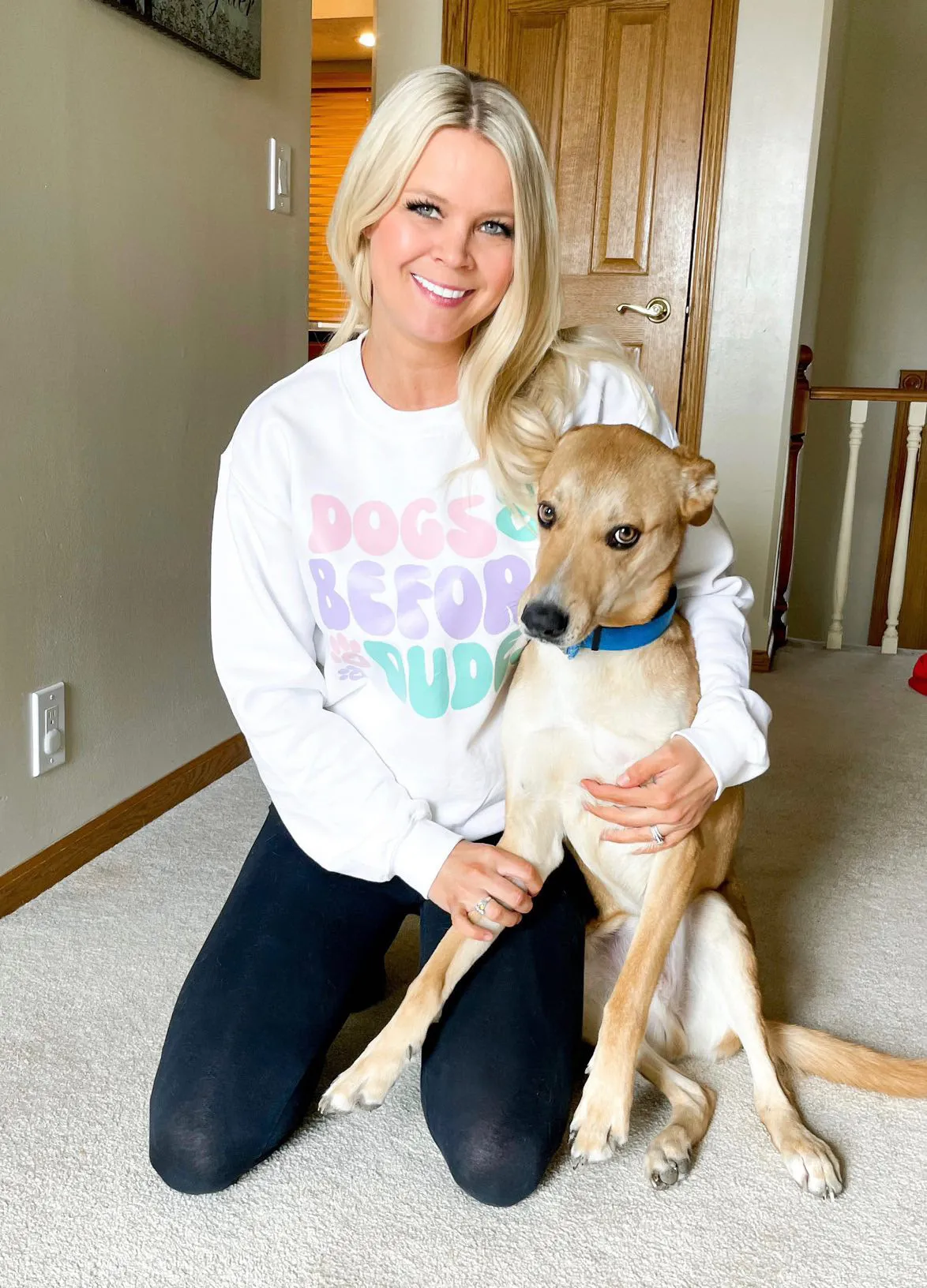 Dogs Before Dudes Crewneck Sweatshirt