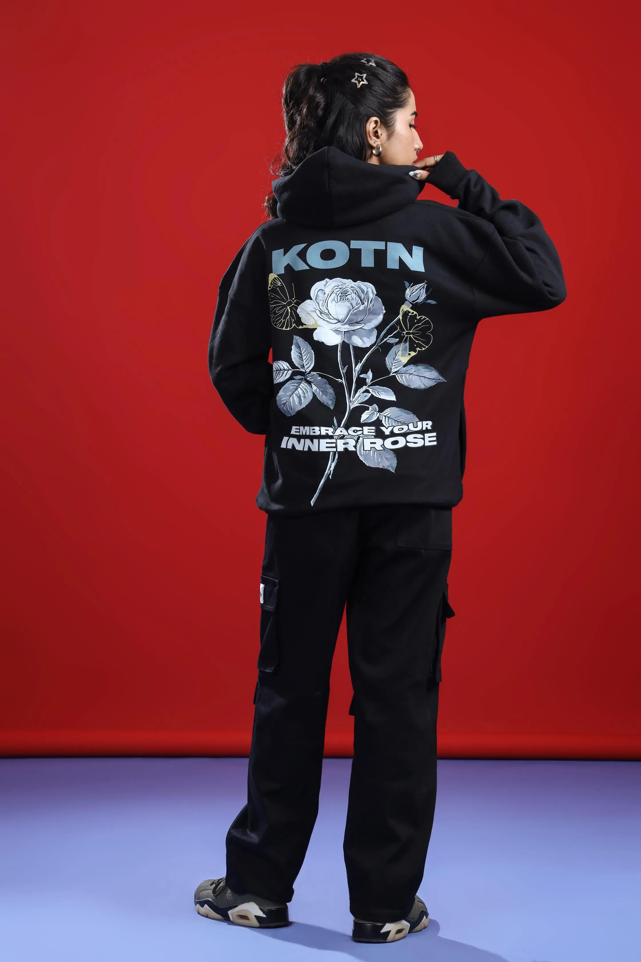 EMBRACE YOUR INNER ROSE OVERSIZED HOODIE