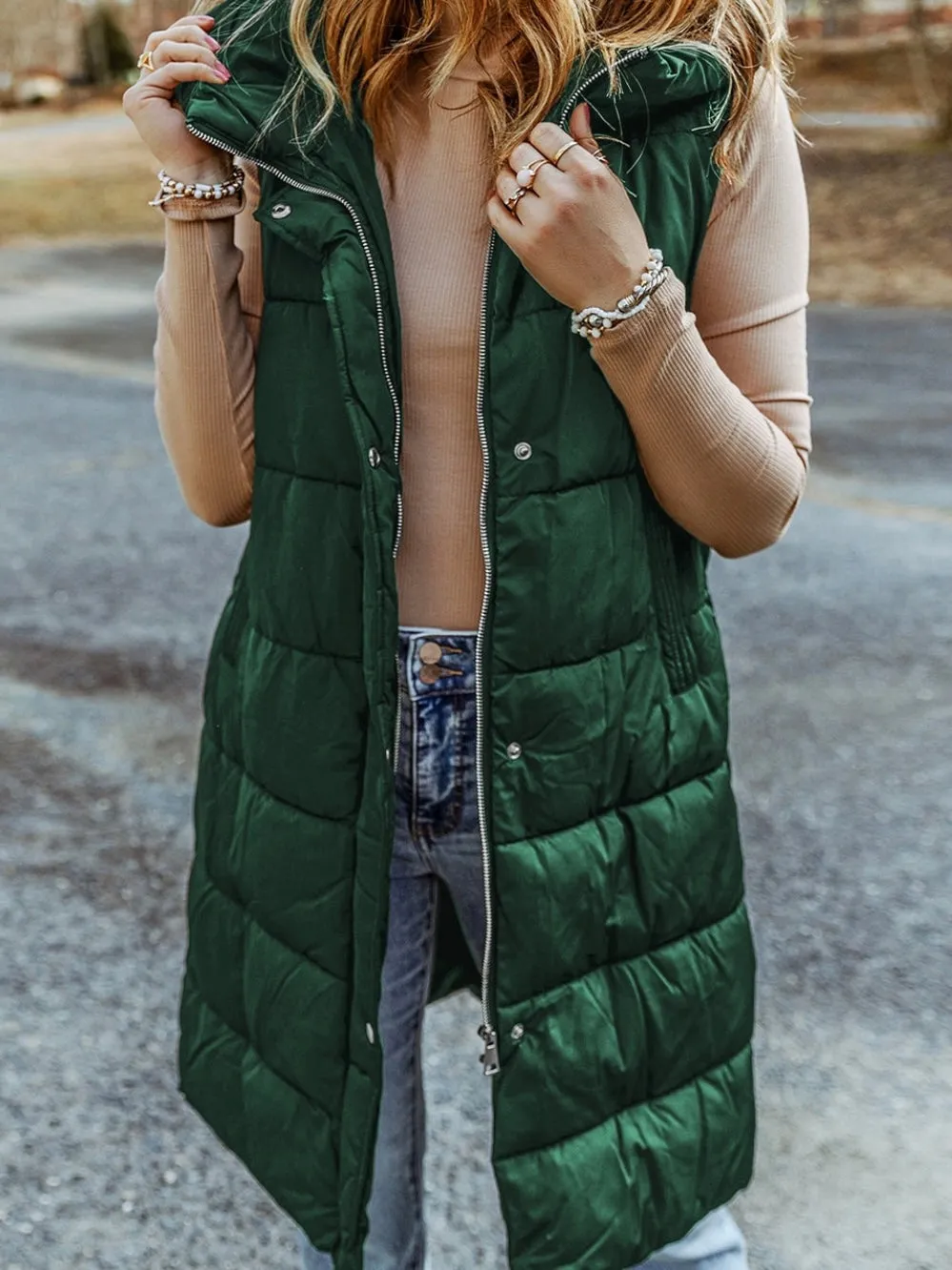Evergreen Puffer Vest