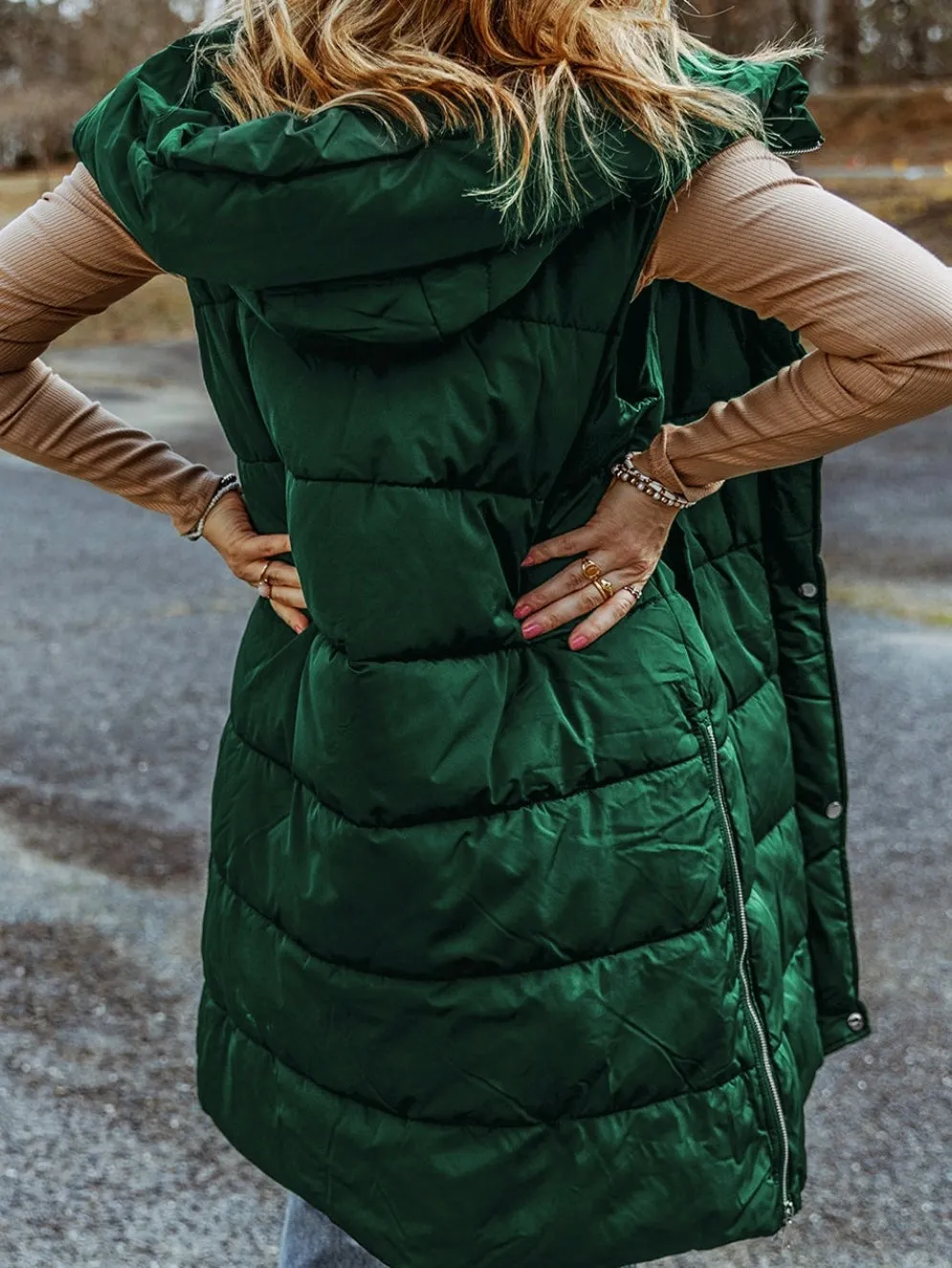 Evergreen Puffer Vest