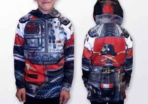 FIRE ENGINE Hoodie Chomp Shirt by MOUTHMAN®