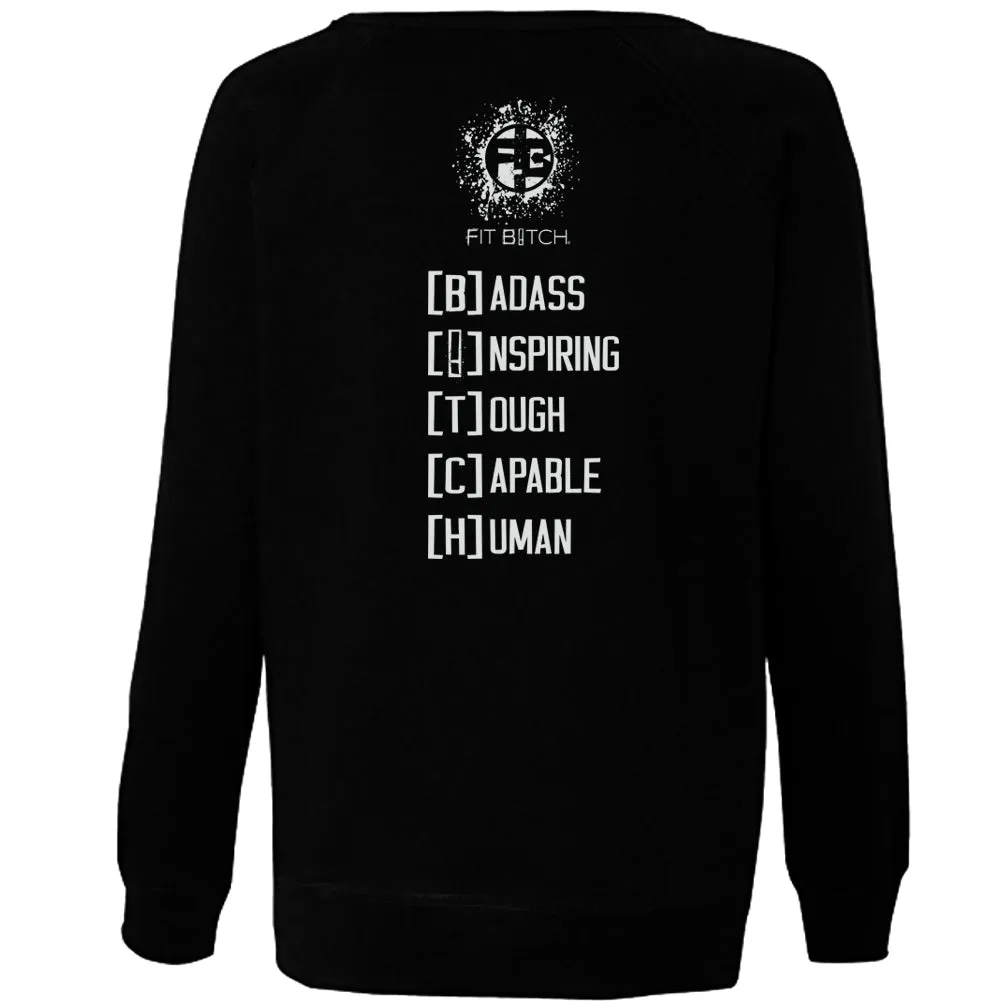 Fit Bitch - Long Sleeve - Lightweight Sweatshirt - Badass