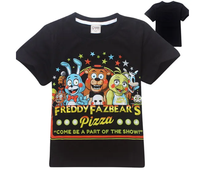 Five Nights at Freddy's FNaF Children T shirts for kids 100% Cotton