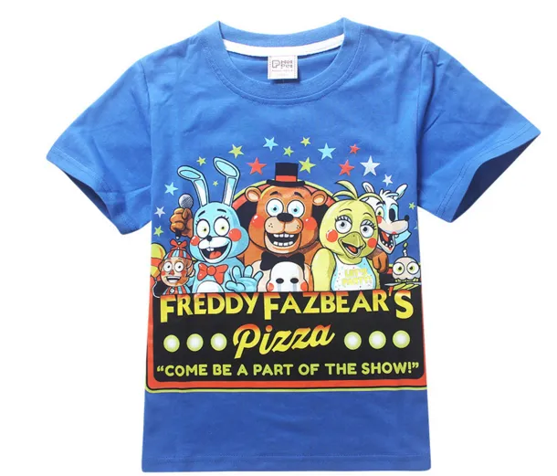 Five Nights at Freddy's FNaF Children T shirts for kids 100% Cotton