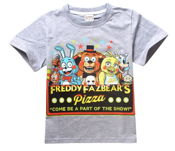 Five Nights at Freddy's FNaF Children T shirts for kids 100% Cotton