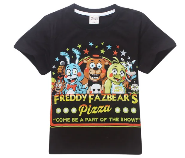 Five Nights at Freddy's FNaF Children T shirts for kids 100% Cotton