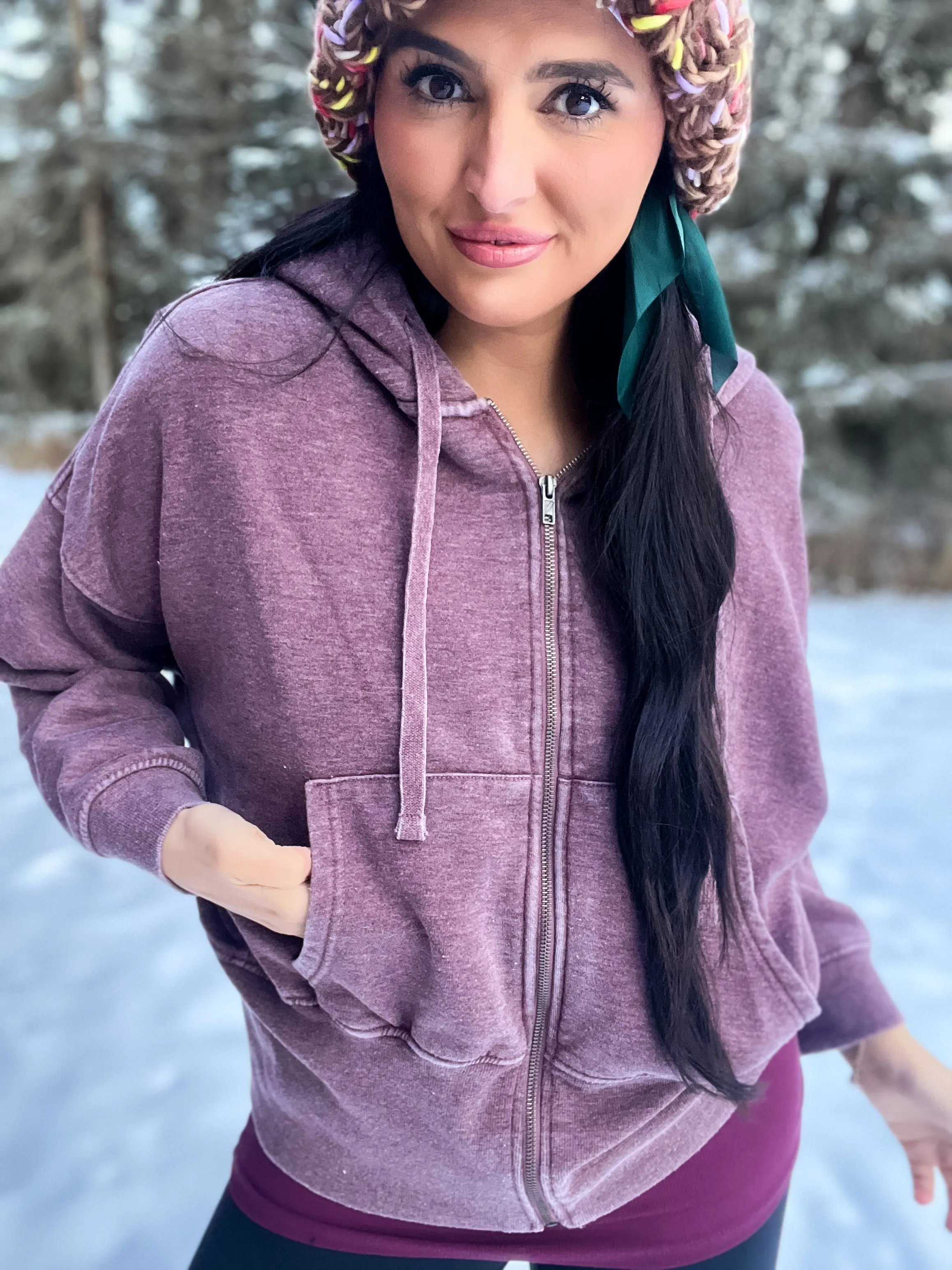 Game Changer Hoodie- Plum