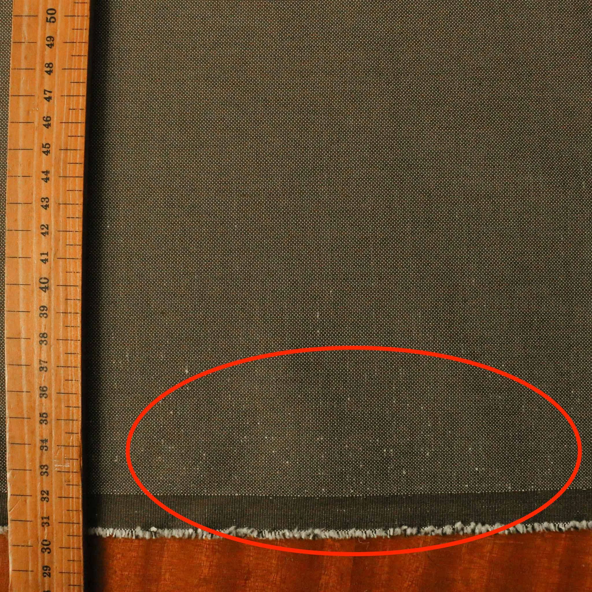Grade 1 - Linen Look Fabric - Khaki green * see descreption