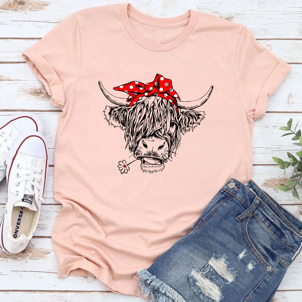 Graphic T-Shirts Cute Cow T-Shirt