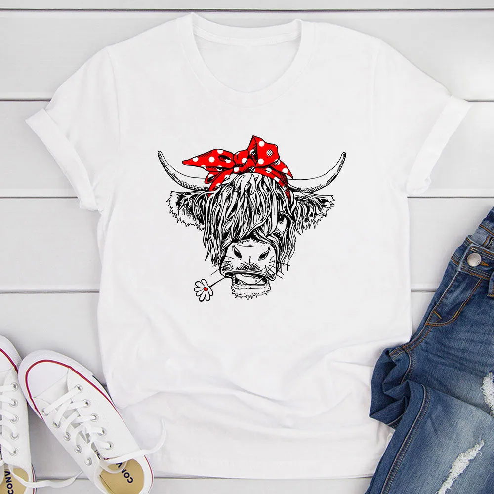 Graphic T-Shirts Cute Cow T-Shirt