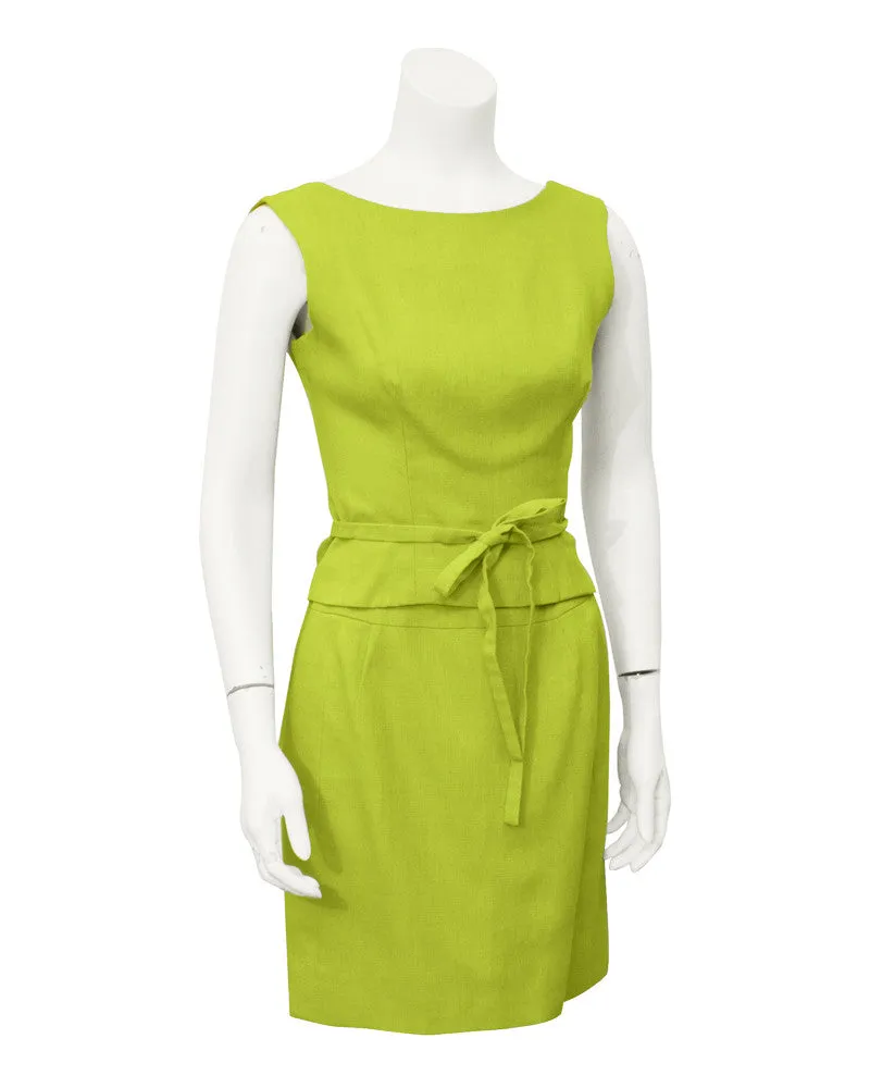 Green Linen Suit