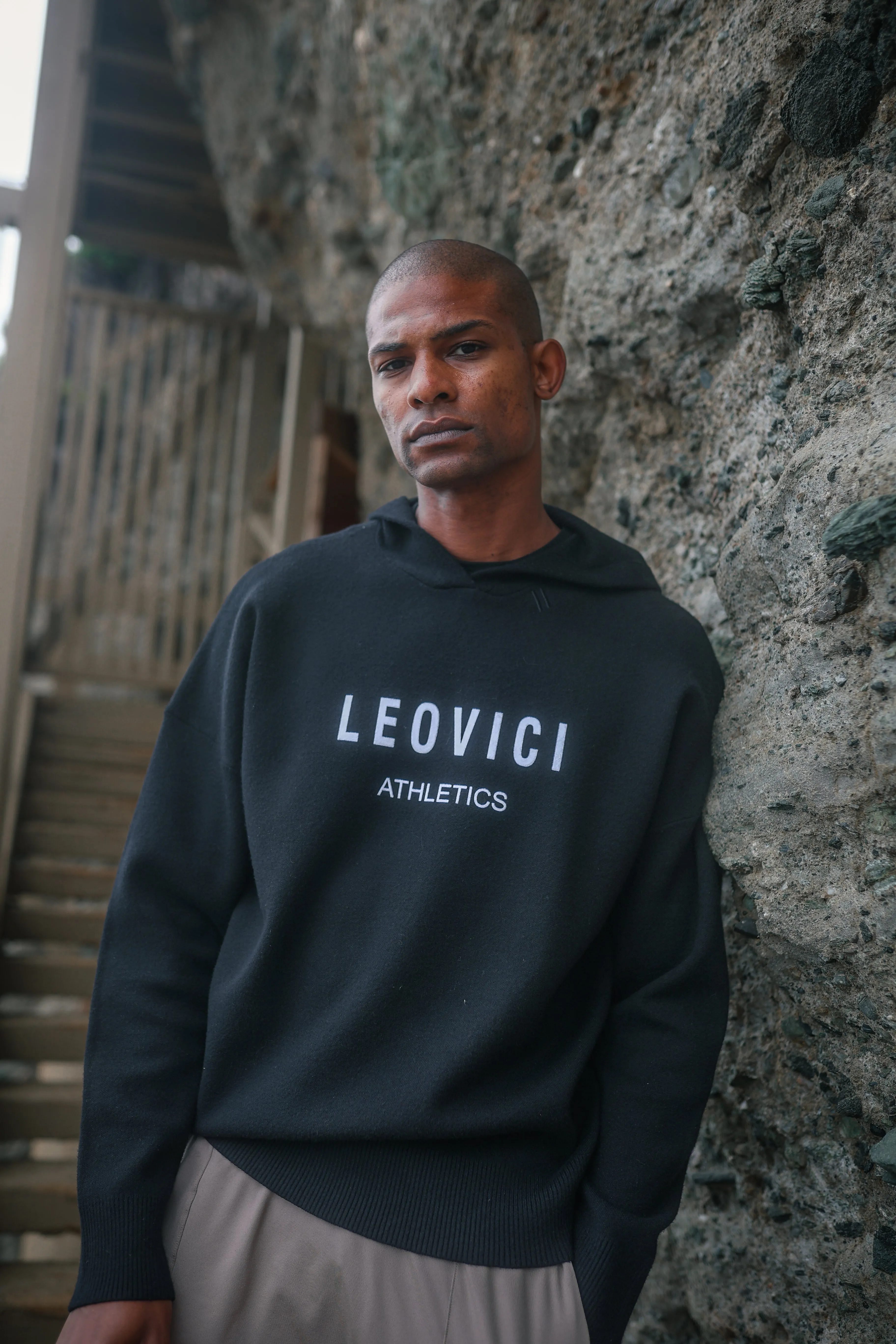 Hooded Sweater - Black