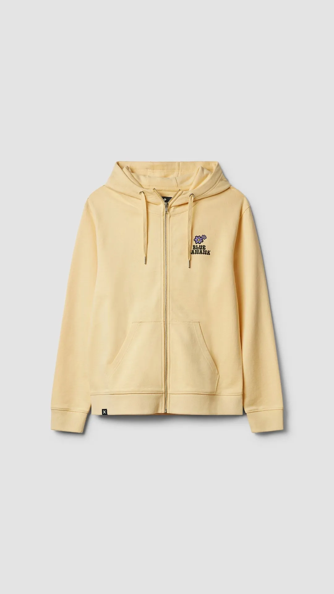 HOODIE FULL ZIP HARDY LIGHT YELLOW