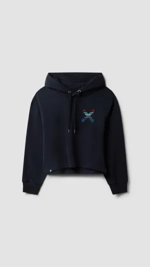 HOODIE MUJER CLASSIC AZUL MARINO