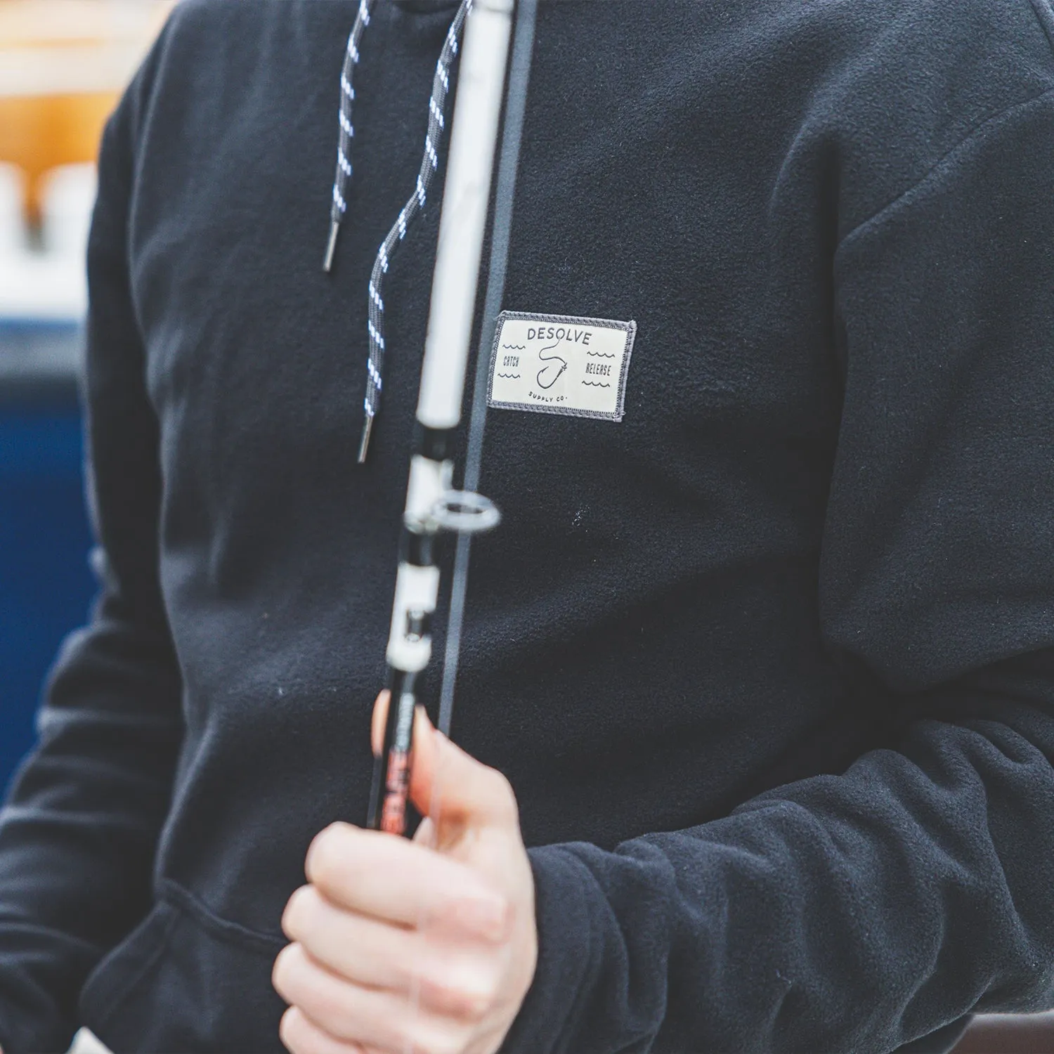 Hooked Fleece Hood