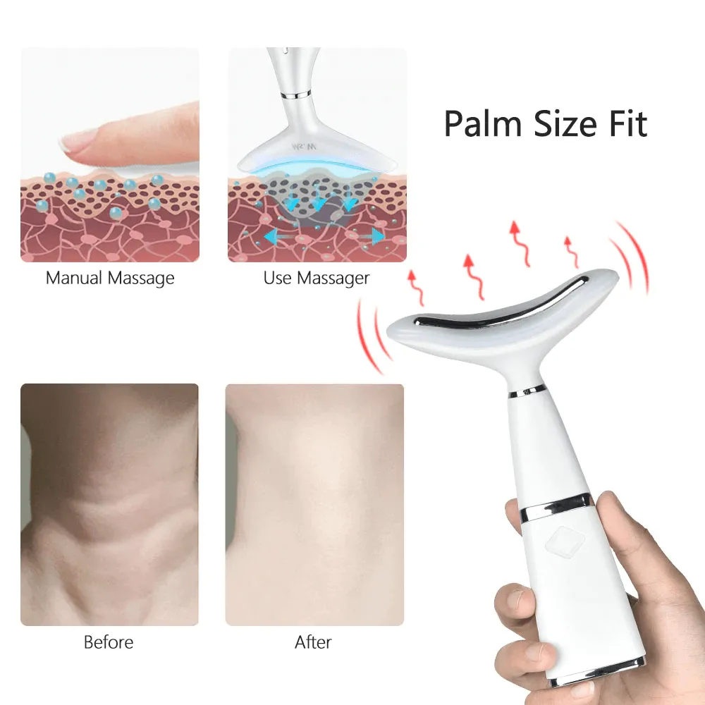 Instant Necklift - LED Sonic Vibration Face and Neck Anti Wrinkle Device