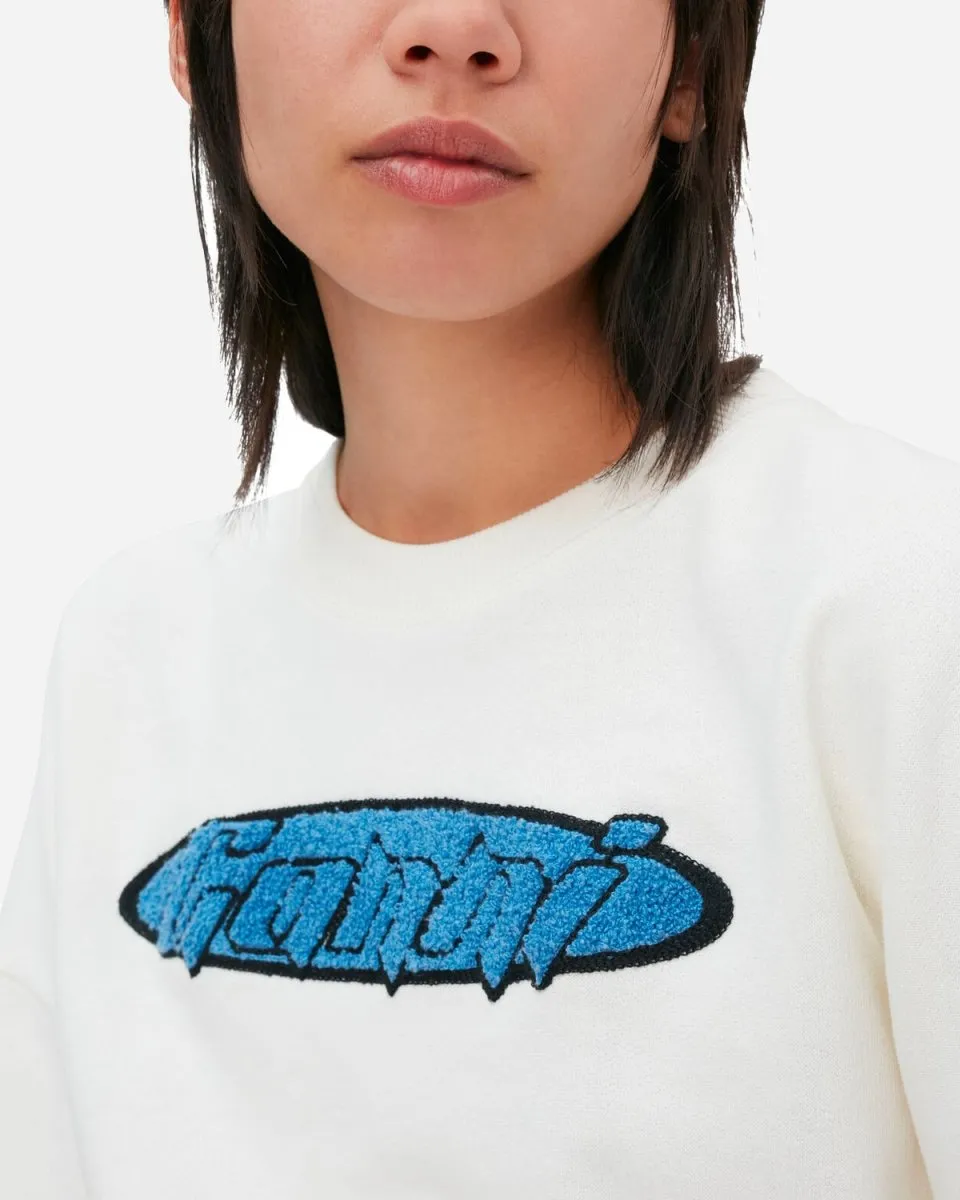 Isoli Artwork Sweatshirt - Egret