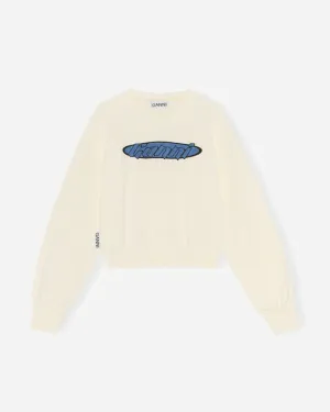 Isoli Artwork Sweatshirt - Egret