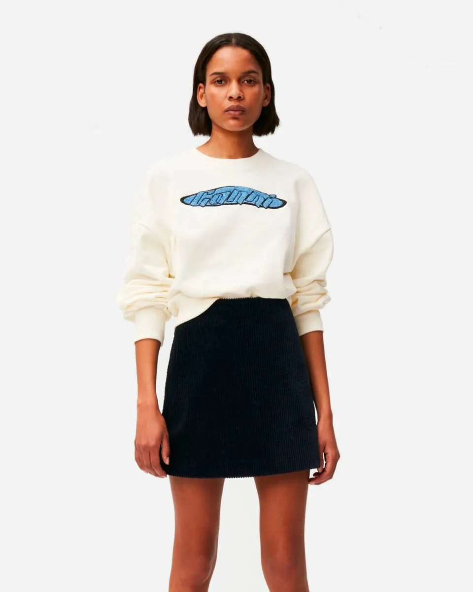 Isoli Artwork Sweatshirt - Egret