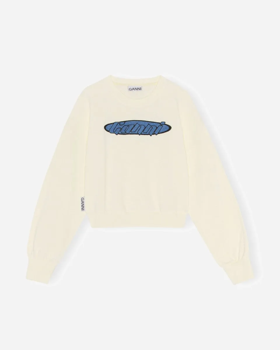 Isoli Artwork Sweatshirt - Egret