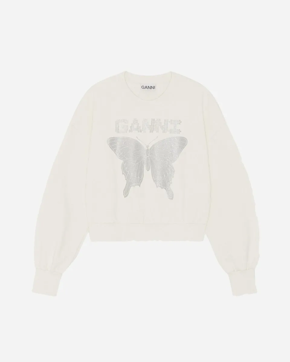 Isoli Butterfly Sweatshirt - Egret