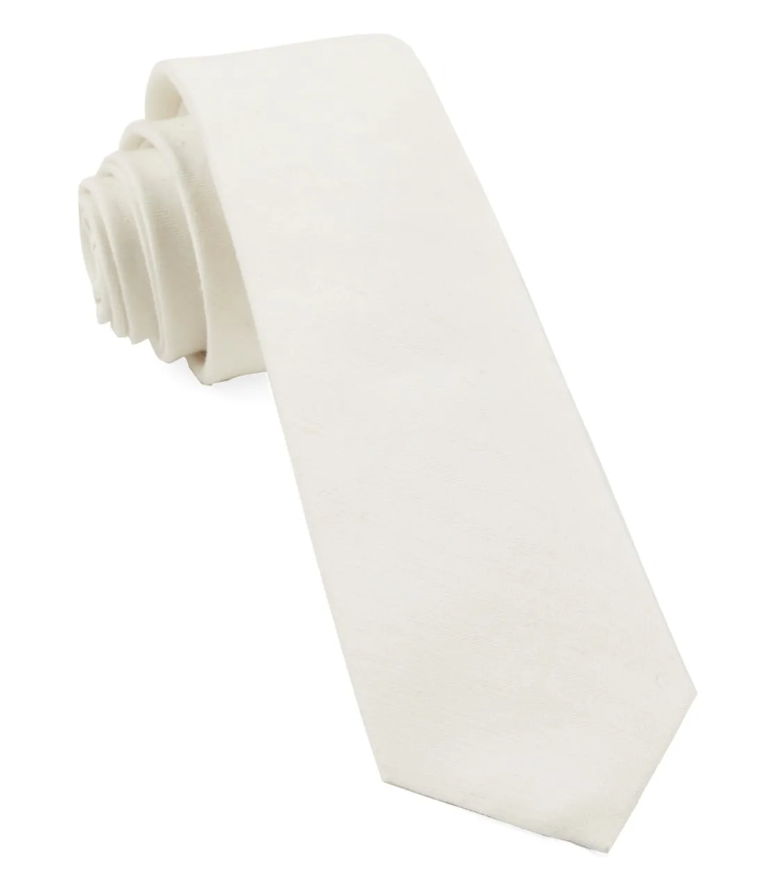 Ivory Linen Row Tie