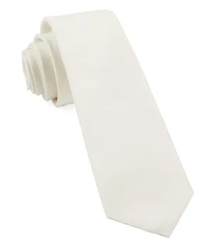 Ivory Linen Row Tie