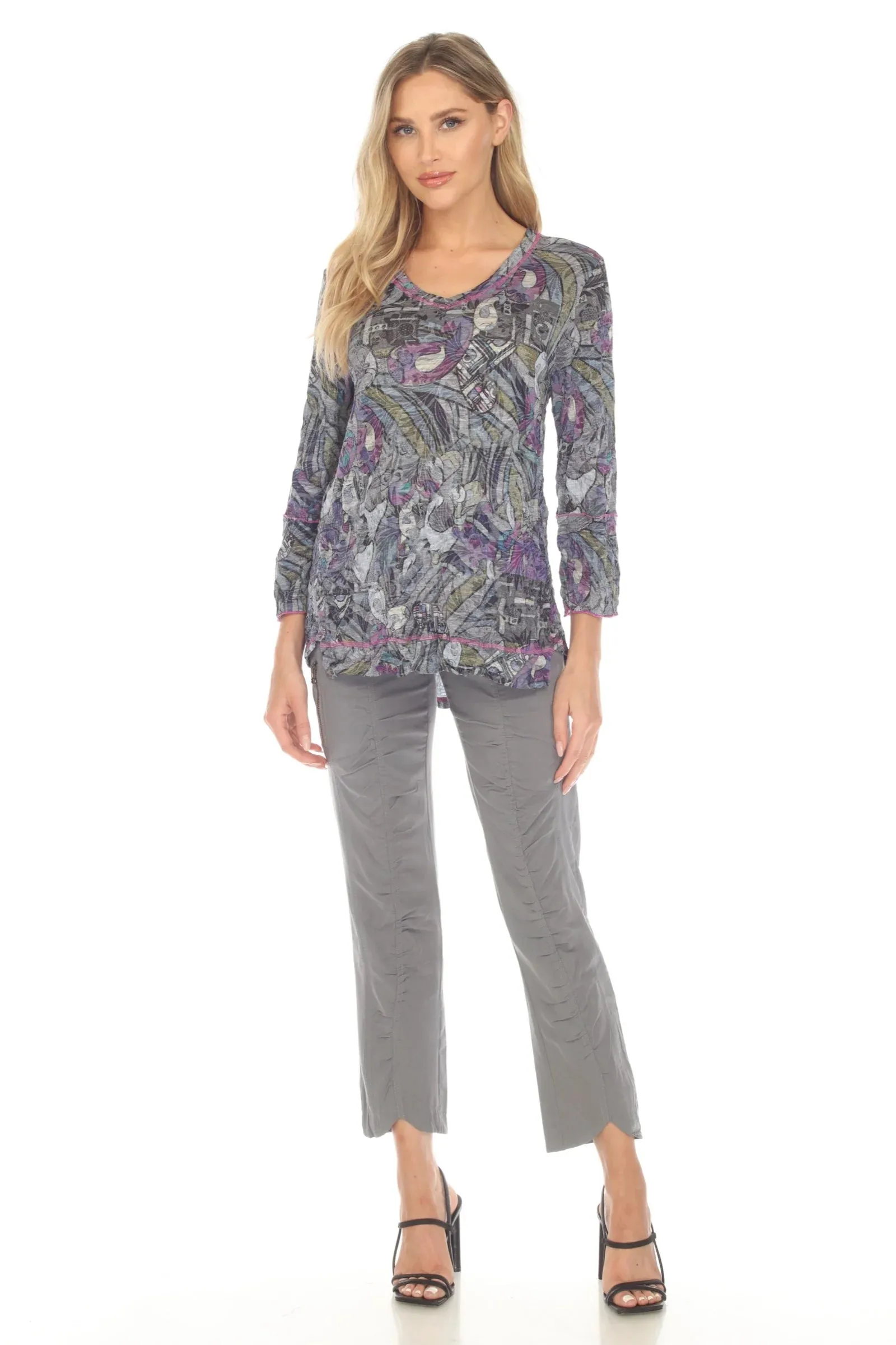 Julia Top - Amethyst Mosaic