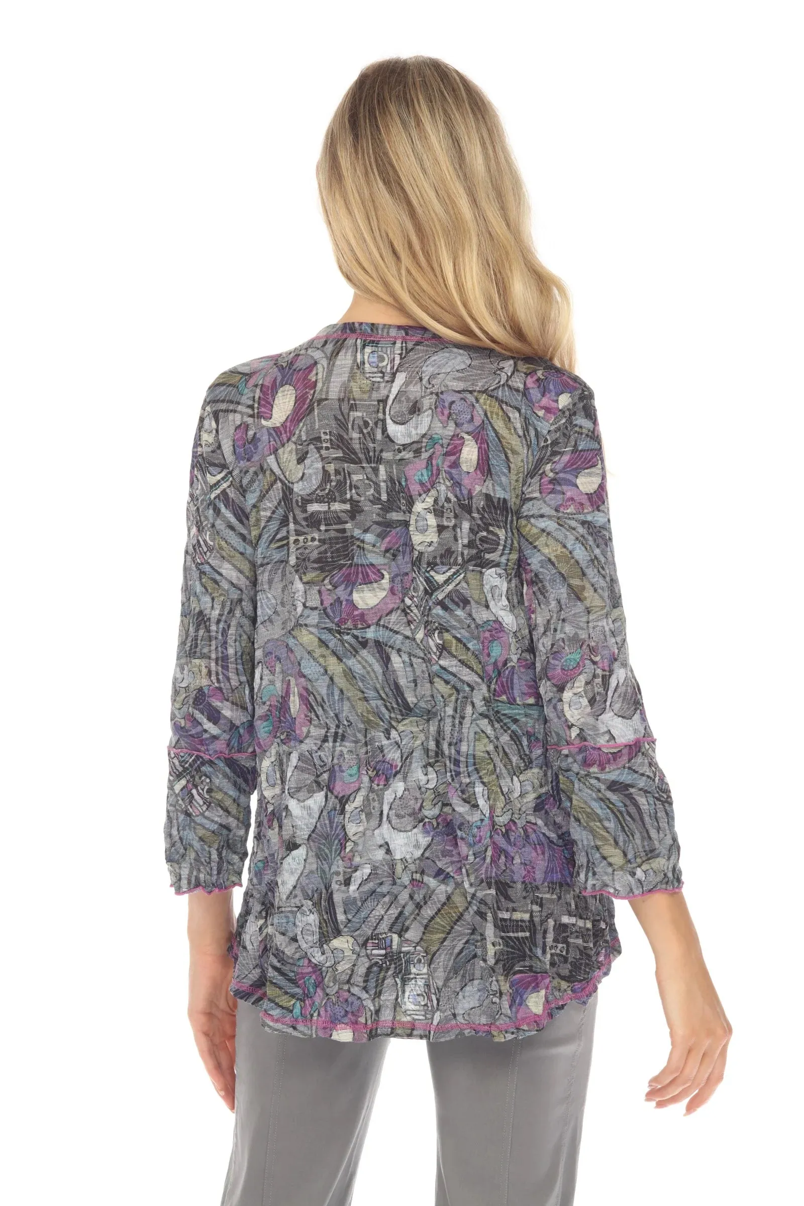Julia Top - Amethyst Mosaic