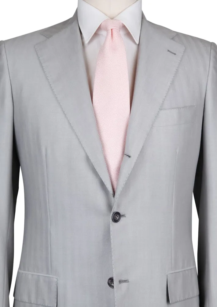 Kiton Light Gray Suit