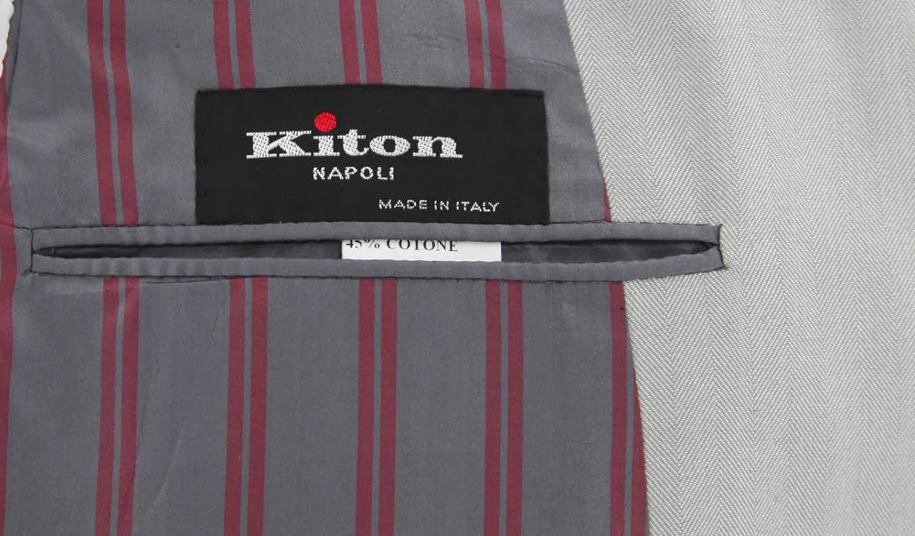Kiton Light Gray Suit