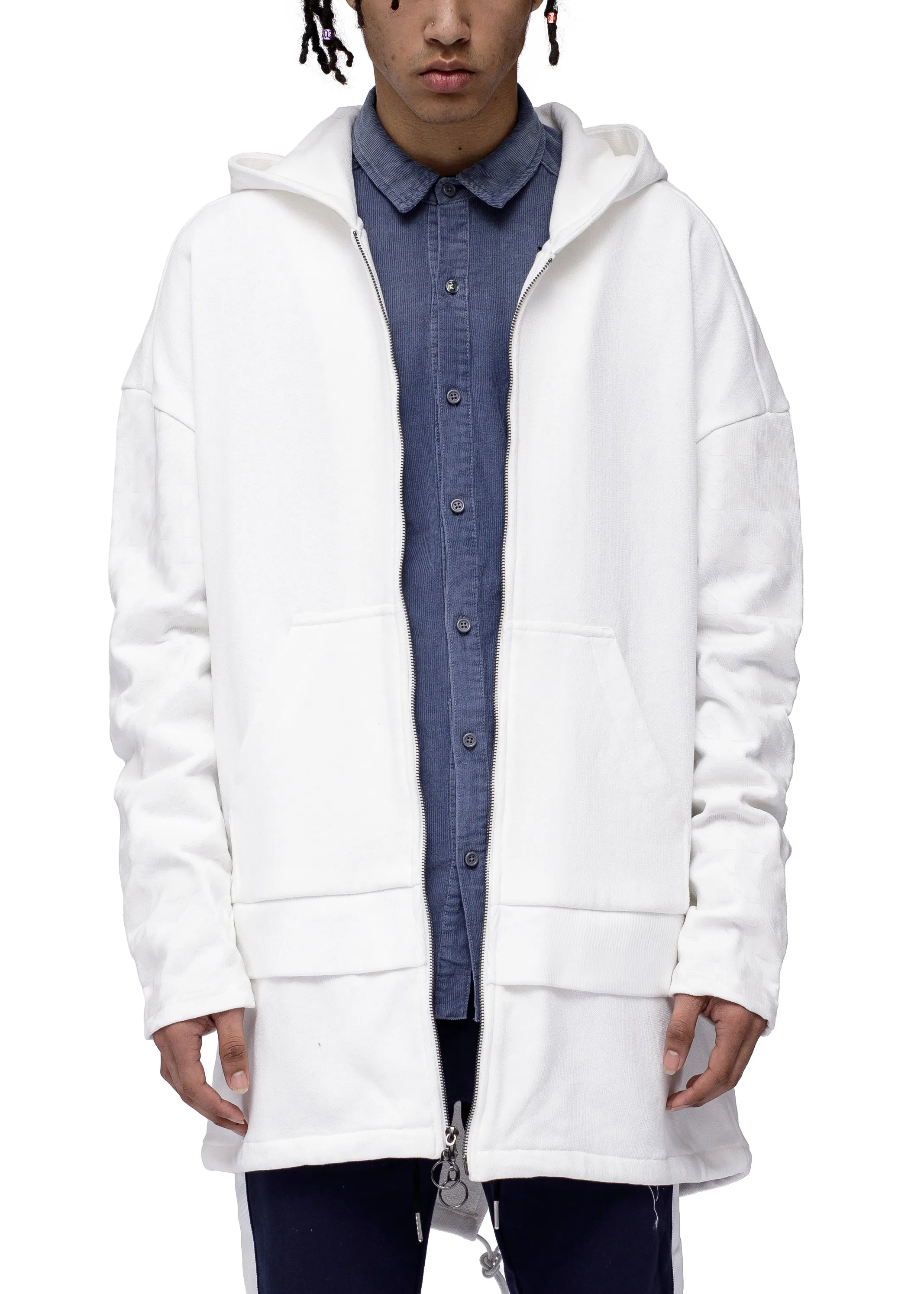 Konus Men's Oversized Cruz Zipper Hoodie