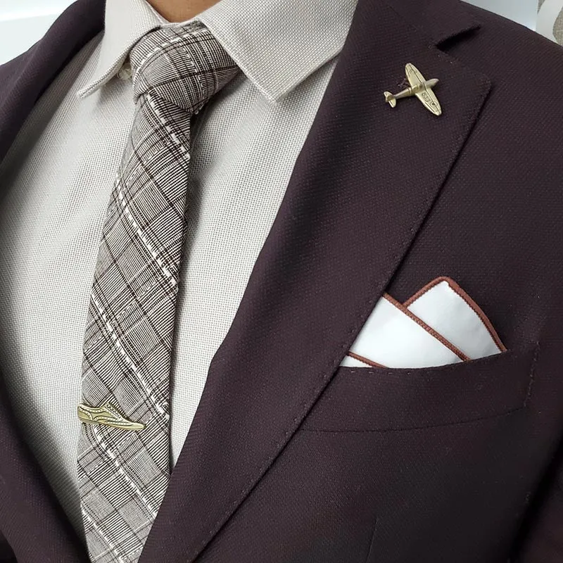 Lapel Pin - Bronze Plane
