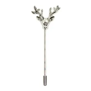 Lapel Pin - Silver Deer