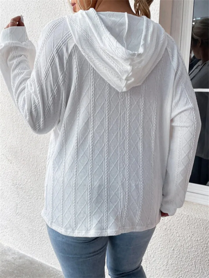 Lazy Oversized Long Sleeve Pocket Hoodies for Women