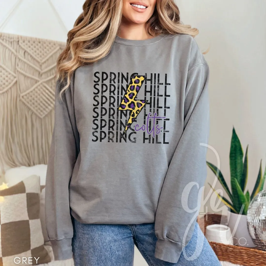 Leopard Bolt Colts (Tees Sweatshirts)