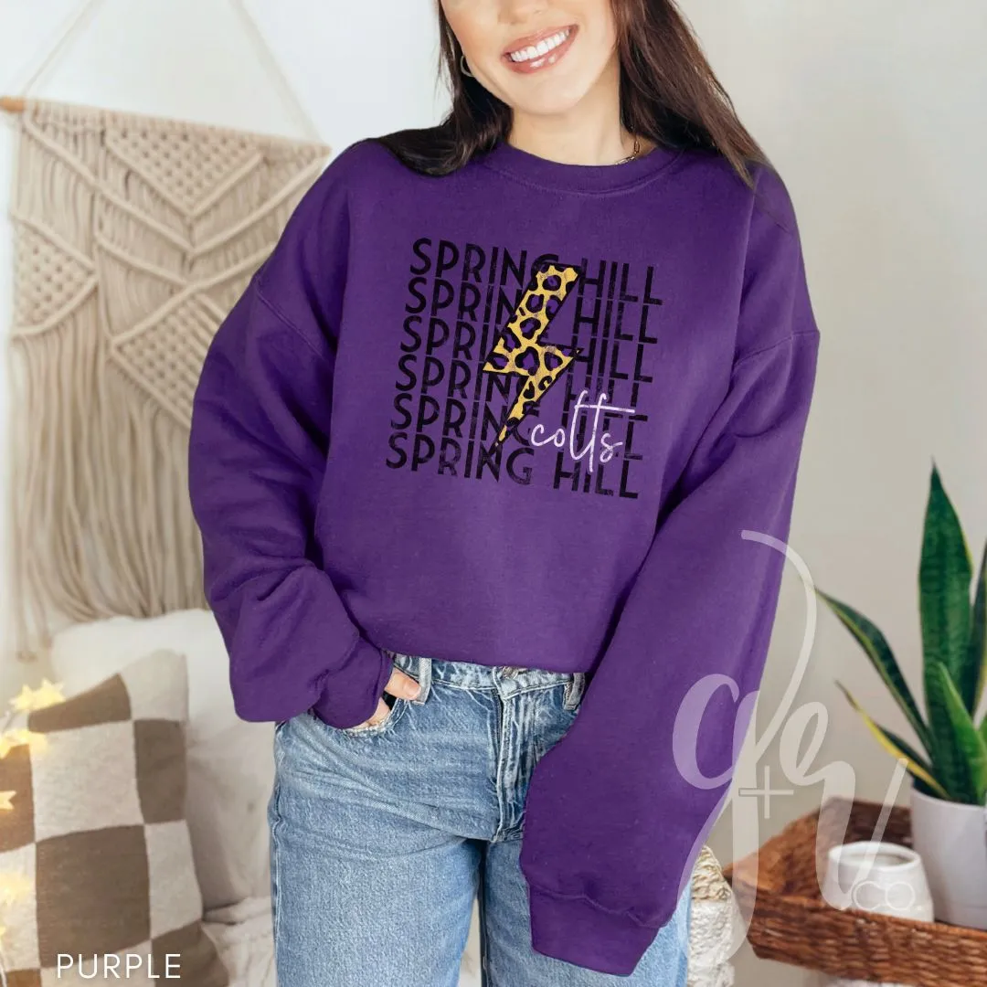 Leopard Bolt Colts (Tees Sweatshirts)