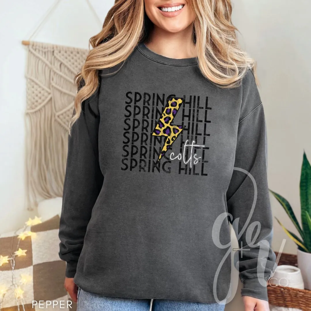 Leopard Bolt Colts (Tees Sweatshirts)