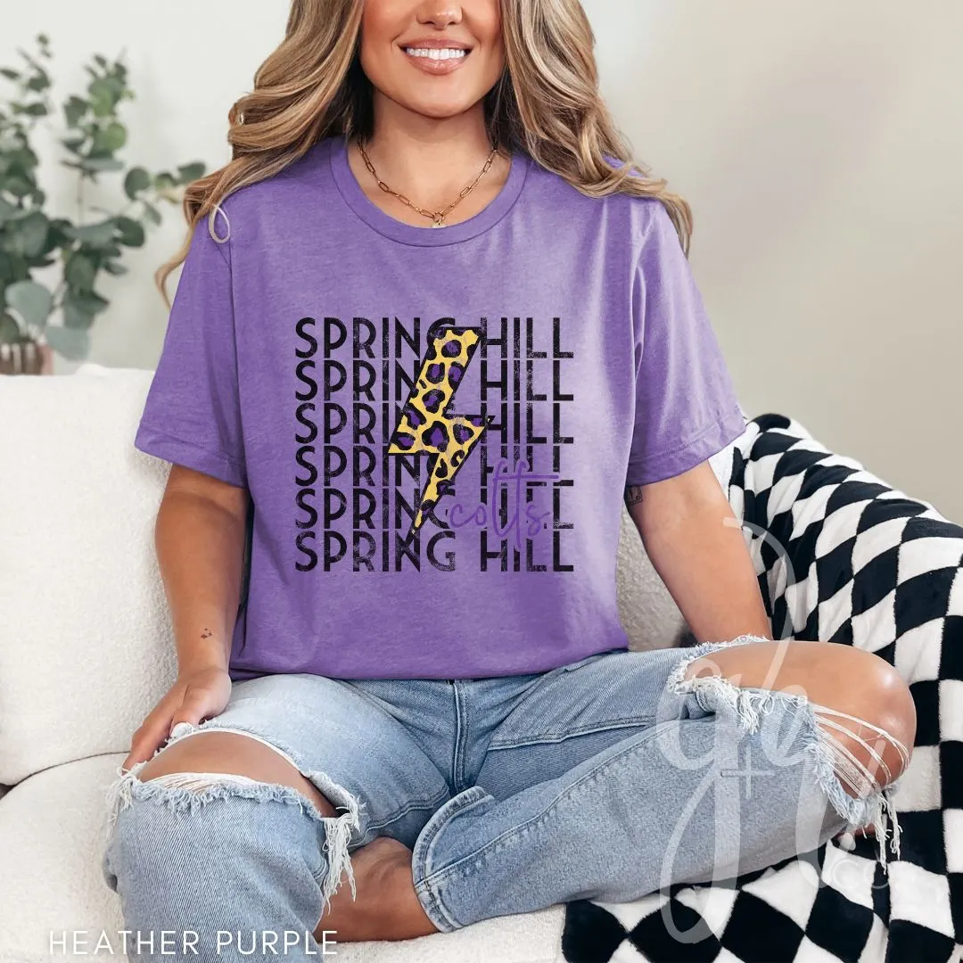 Leopard Bolt Colts (Tees Sweatshirts)
