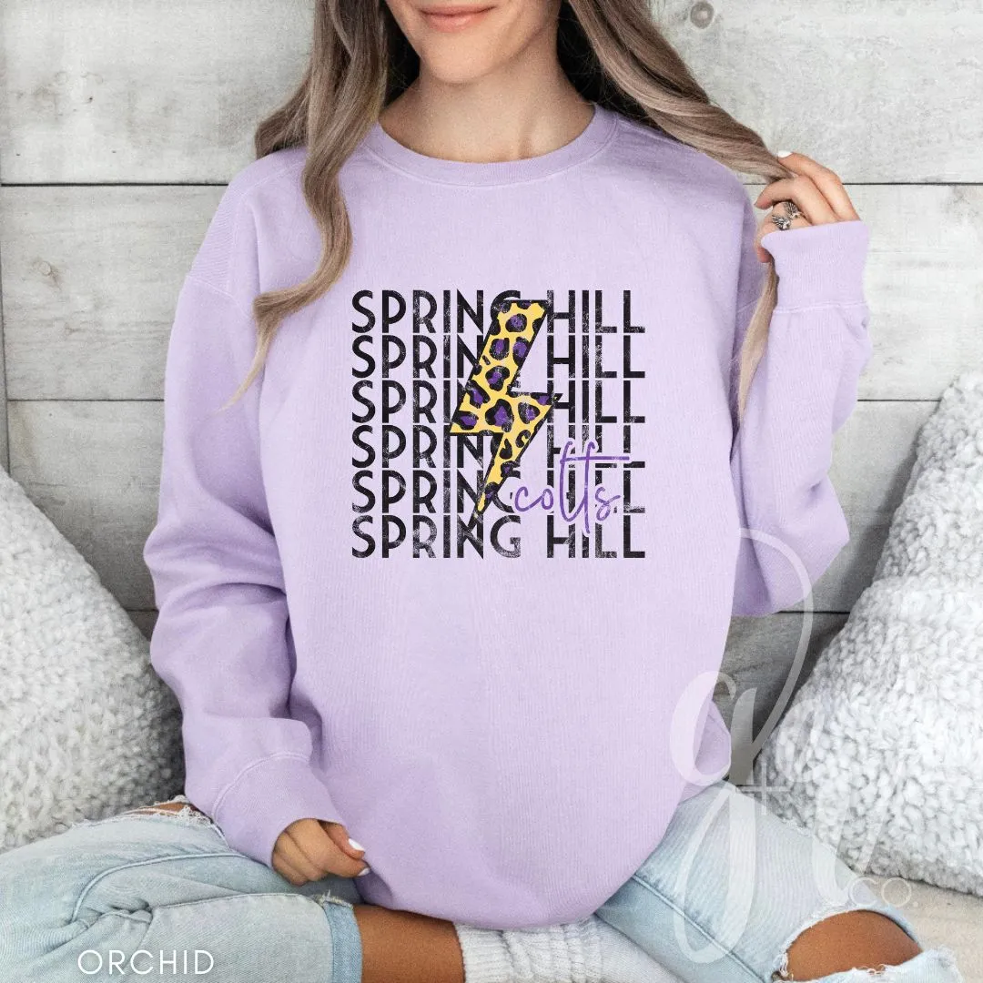 Leopard Bolt Colts (Tees Sweatshirts)