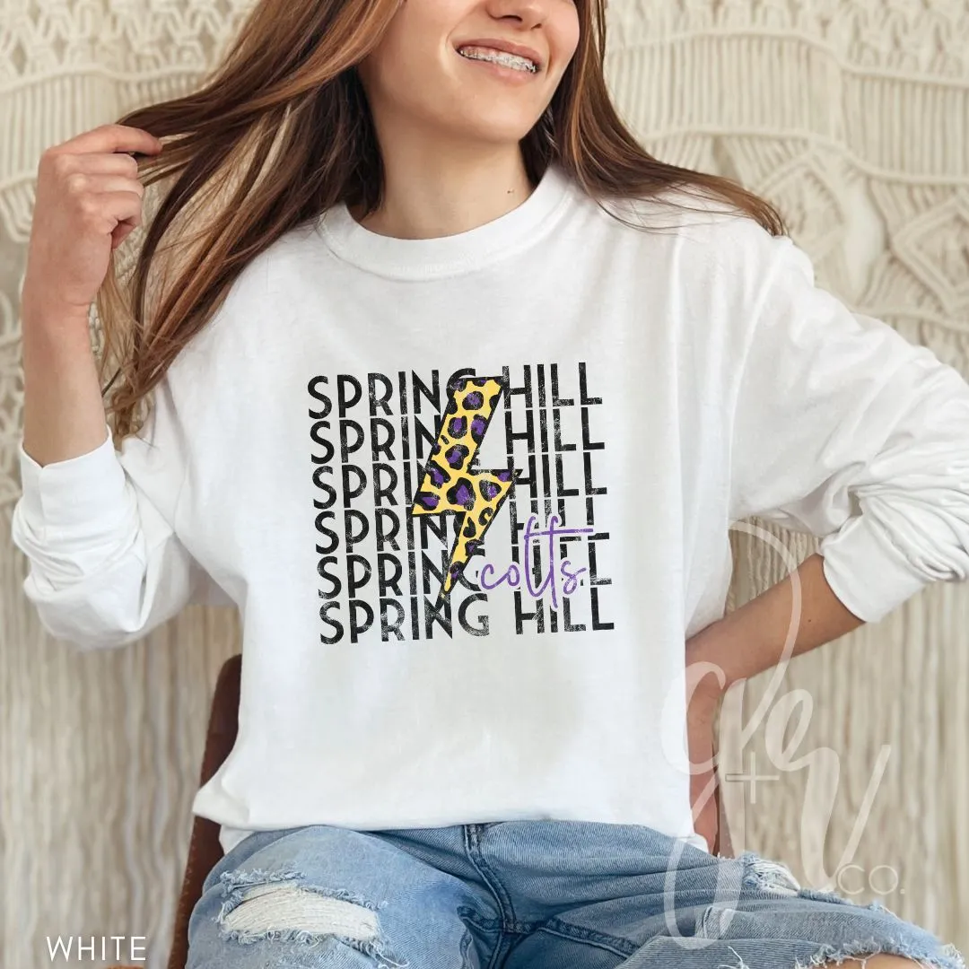 Leopard Bolt Colts (Tees Sweatshirts)