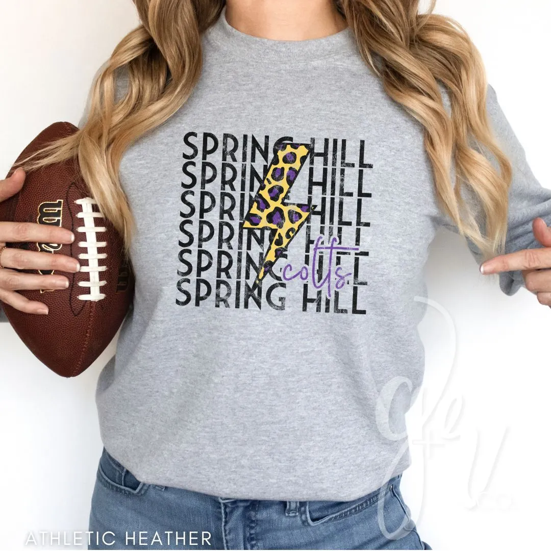 Leopard Bolt Colts (Tees Sweatshirts)