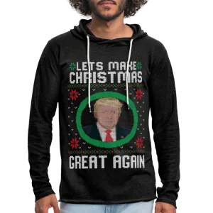 Lets Make Christmas Great Again Unisex Lightweight Terry Hoodie (CK1652)